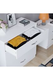 Home Discount Vida Designs Riano 4 Drawer Chest of Drawers Storage in White - thumbnail 6