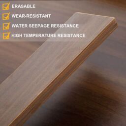 VOGREX Computer Desk Laptop Pc Study Table Home Office Desk Furniture Workstation Table in Brown - Size: 100 cm x 80 cm - thumbnail 7