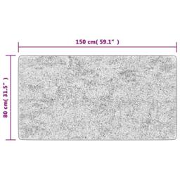Berkfield Home Rug Washable 80x150 cm Multicolour Anti Slip - Size: 100 cm diameter - thumbnail 6