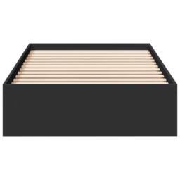 Berkfield Home Bed Frame with Drawers without Mattress Black 90x190 cm Single - thumbnail 4