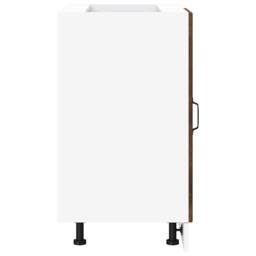 Berkfield Home Kitchen Base Cabinet Porto Smoked Oak Engineered Wood in Brown - thumbnail 6