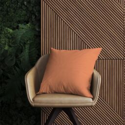 Warren Reed - Designer Faded Orange Outdoor Cushion - Size: 45 cm x 45 cm - thumbnail 2