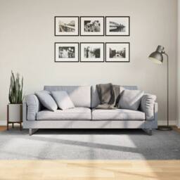 Berkfield Home Rug IZA Short Pile Scandinavian Look Grey 160x230 cm - Size: Medium - thumbnail 2