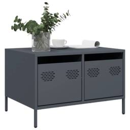 Berkfield Home TV Cabinet Anthracite 68x50x43.5 cm Cold-rolled Steel in Charcoal - thumbnail 1