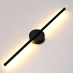 Hinsinc 80CM Long Wall Light Sconce Dimable Exterior LED Light UK in Black - thumbnail 6