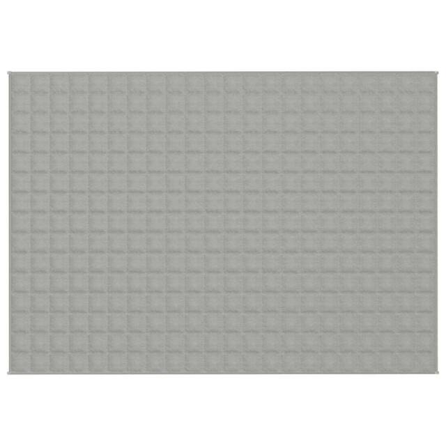Berkfield Home Weighted Blanket Grey 155x220 cm 7 kg Fabric - image 1