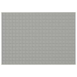 Berkfield Home Weighted Blanket Grey 155x220 cm 7 kg Fabric - thumbnail 1