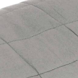 Berkfield Home Weighted Blanket Grey 155x220 cm 7 kg Fabric - thumbnail 4