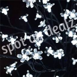 SPOT ON DEALZ 1.8m Cherry Blossom Tree 352 White LED Indoor Outdoor Christmas Decor - thumbnail 8