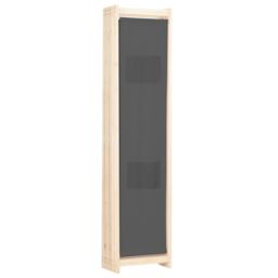 Berkfield Home 6-Panel Room Divider Grey 240x170x4 cm Fabric - Size: 240 x 170 x 4 cm - thumbnail 4