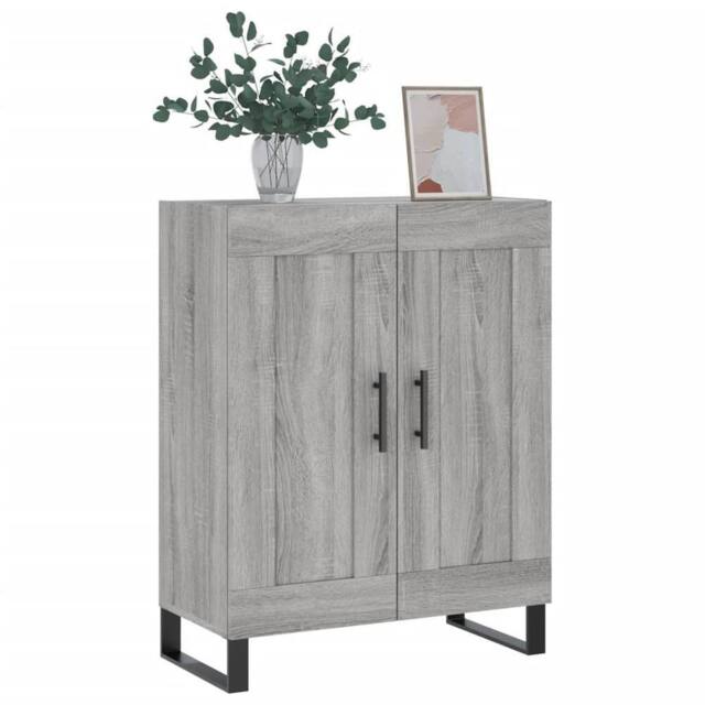 Berkfield Home Sideboard Grey Sonoma 69.5x34x90 cm Engineered Wood - image 1