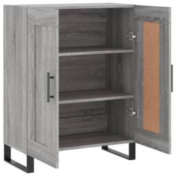Berkfield Home Sideboard Grey Sonoma 69.5x34x90 cm Engineered Wood - thumbnail 6