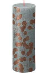 KDMD Bolsius Rustic Green Eucalyptus Silhouette Candle 190mm x 68mm - thumbnail 2