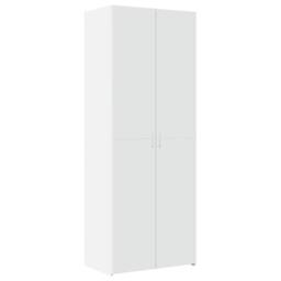Berkfield Home Highboard White 70x42.5x185 cm Engineered Wood - thumbnail 2