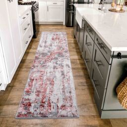 Desire Rugs Modern Styra Abstract Area Rugs Luxury for Bedroom, Living Room, & Hallway in Pink - Size: 60 cm x 220 cm - thumbnail 5