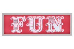 Orsina Fun LED Light Box in Red