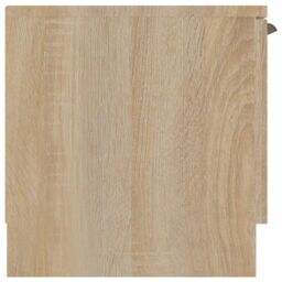 Berkfield Home TV Cabinet Sonoma Oak 102x35x36.5 cm Engineered Wood in Brown - thumbnail 8
