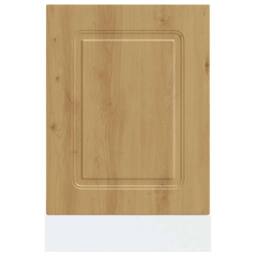 Berkfield Home Decorative Dishwasher Panel¬†Kalmar¬†Artisan Oak 45x1.5x67 cm Eng in Brown - thumbnail 4