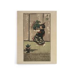 "Artery8 Helen Hyde Three Friends of Winter Tree List Canvas Wall Art Print - Size: W12"" x H16""" - thumbnail 1