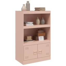 Berkfield Home Sideboard Pink 67x39x107 cm Steel - Size: 67 x 39 x 107 cm - thumbnail 5