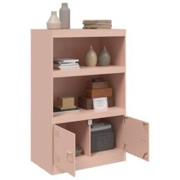 Berkfield Home Sideboard Pink 67x39x107 cm Steel - Size: 67 x 39 x 107 cm - thumbnail 4