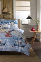 Deyongs Coastal House Print 100% cotton Cushion - Size: 30 cm x 50 cm - thumbnail 2