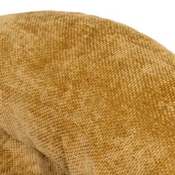 icon Orb Accent Chair & Milano Round Footstool Chenille in Gold - thumbnail 7