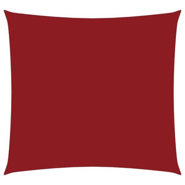 Berkfield Home Sunshade Sail Oxford Fabric Square 4.5x4.5 m Red - image 1