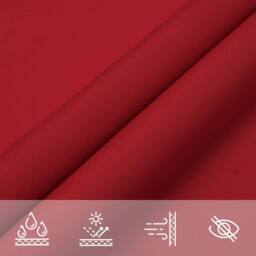 Berkfield Home Sunshade Sail Oxford Fabric Square 4.5x4.5 m Red - thumbnail 7