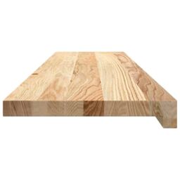 Berkfield Home Window Sills 2 pcs¬†Untreated 100x25x2 cm Solid Wood Oak in Brown - Size: Medium - thumbnail 5