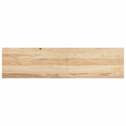 Berkfield Home Window Sills 2 pcs¬†Untreated 100x25x2 cm Solid Wood Oak in Brown - Size: Medium - thumbnail 6