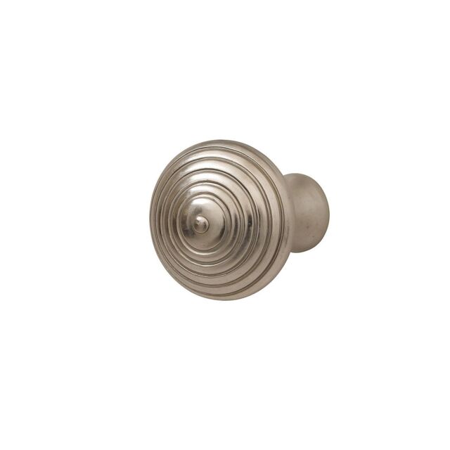 Melody Maison Round Shiny Silver Swirl Detailed Drawer Knob - image 1