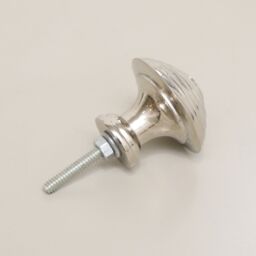 Melody Maison Round Shiny Silver Swirl Detailed Drawer Knob - thumbnail 6