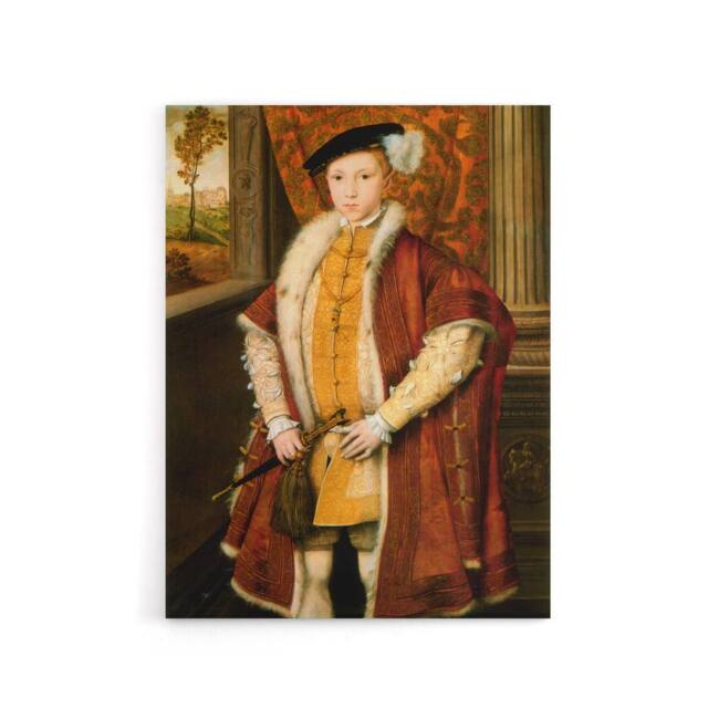 "Artery8 Scrots Edward VI Tudor England King Canvas Wall Art Print - Size: W18"" x H24""" - image 1