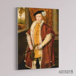 "Artery8 Scrots Edward VI Tudor England King Canvas Wall Art Print - Size: W18"" x H24""" - thumbnail 2