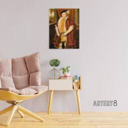 "Artery8 Scrots Edward VI Tudor England King Canvas Wall Art Print - Size: W18"" x H24""" - thumbnail 3
