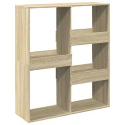 Berkfield Home Room Divider Sonoma Oak 100x33x115 cm Engineered Wood in Light Tan - Size: 100 x 33 x 115 cm - thumbnail 6