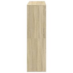 Berkfield Home Room Divider Sonoma Oak 100x33x115 cm Engineered Wood in Light Tan - Size: 100 x 33 x 115 cm - thumbnail 5