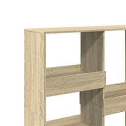 Berkfield Home Room Divider Sonoma Oak 100x33x115 cm Engineered Wood in Light Tan - Size: 100 x 33 x 115 cm - thumbnail 7