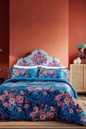 Harlequin 'Dahlia Bunch' Cotton Sateen Duvet Cover Set - Size: King - thumbnail 1