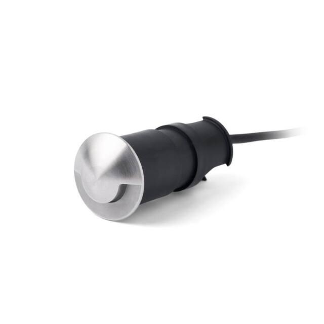 Netlighting Kane LED Recessed Outdoor Ground Light Nickel 2700K IP67 One Direction in Grey