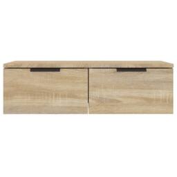 Berkfield Home Wall Cabinet Sonoma Oak 68x30x20 cm Engineered Wood in Light Brown - Size: 68 x 30 x 20 cm - thumbnail 7
