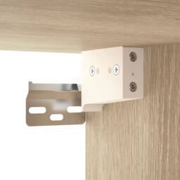 Berkfield Home Wall Cabinet Sonoma Oak 68x30x20 cm Engineered Wood in Light Brown - Size: 68 x 30 x 20 cm - thumbnail 9
