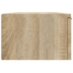 Berkfield Home Wall Cabinet Sonoma Oak 68x30x20 cm Engineered Wood in Light Brown - Size: 68 x 30 x 20 cm - thumbnail 8