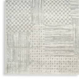 The Rug Shop UK Silver Modern Abstract Polyester Easy To Clean Latex Back Area Rug - Size: 240 cm x 300 cm - thumbnail 7