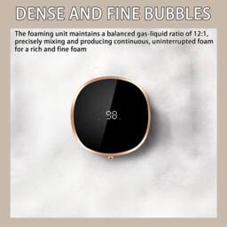 NESTLUNE Automatic Soap Dispenser Wall Mounting w/Sensor, Electric Plastic Soap in Black - thumbnail 6