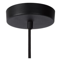 Lucide 'LIONEL' Dimmable Adjustable Height Stylish Indoor Pendant Light 1xE27 in Black - thumbnail 3
