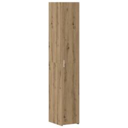 Berkfield Home Slim Storage Cabinet Artisan Oak 30x42.5x225 cm Engineered Wood in Brown - thumbnail 6