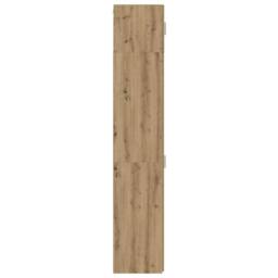 Berkfield Home Slim Storage Cabinet Artisan Oak 30x42.5x225 cm Engineered Wood in Brown - thumbnail 8