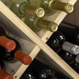 STILVORA Wine Rack for 24 Bottles with Space-Saving Design in Natural - thumbnail 8